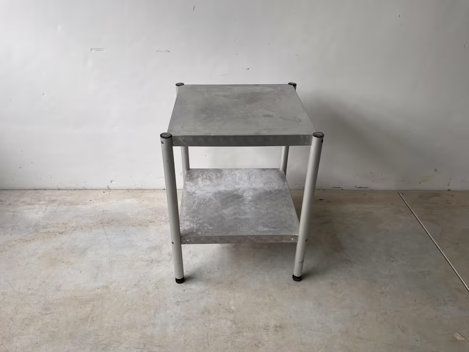 Alutisch/Aluminium Tisch/Arbeitstisch/Untergestell 68x68cm
