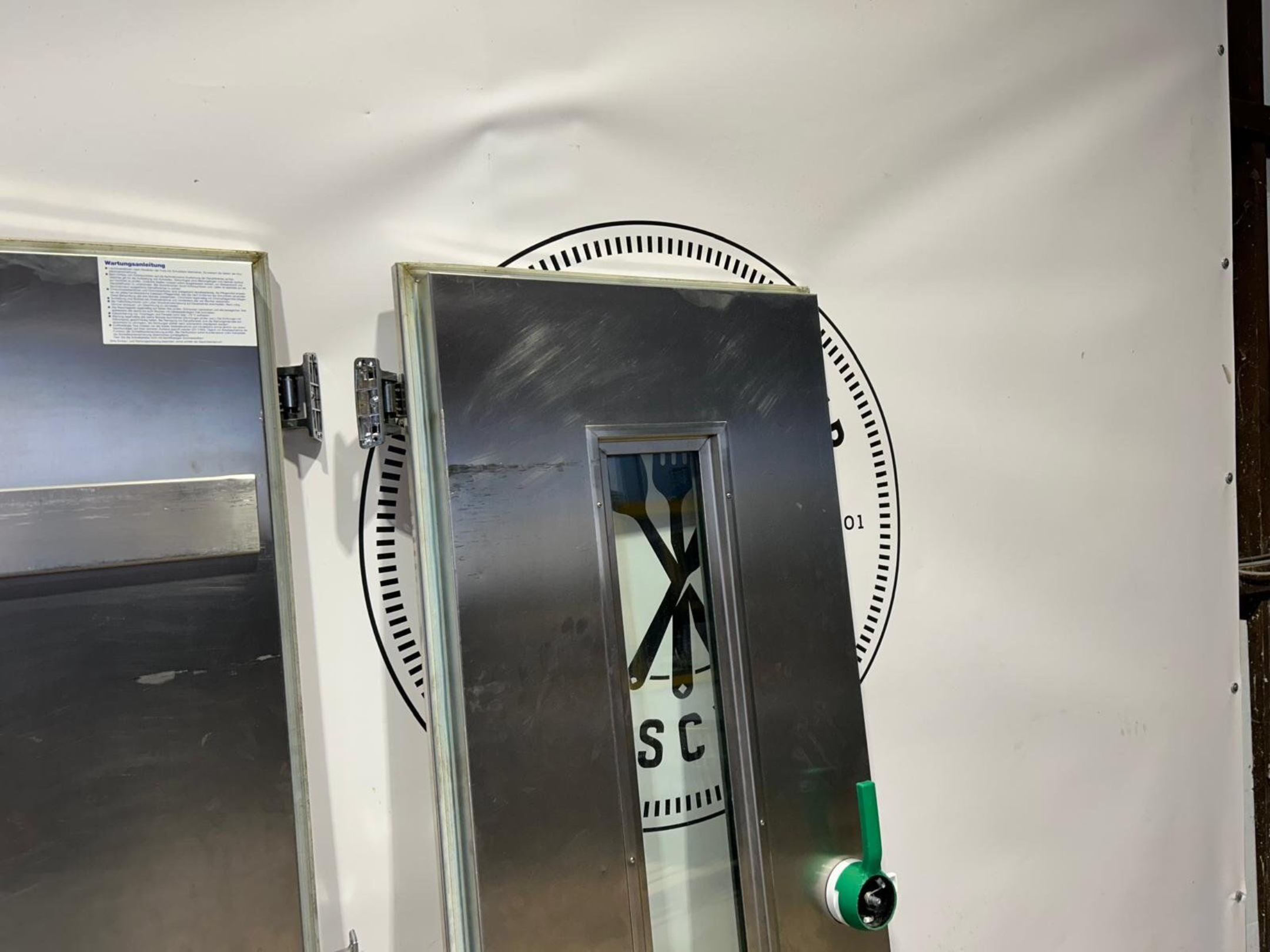 3 x Türen für Miwe GVA Backofen/Gärschrank