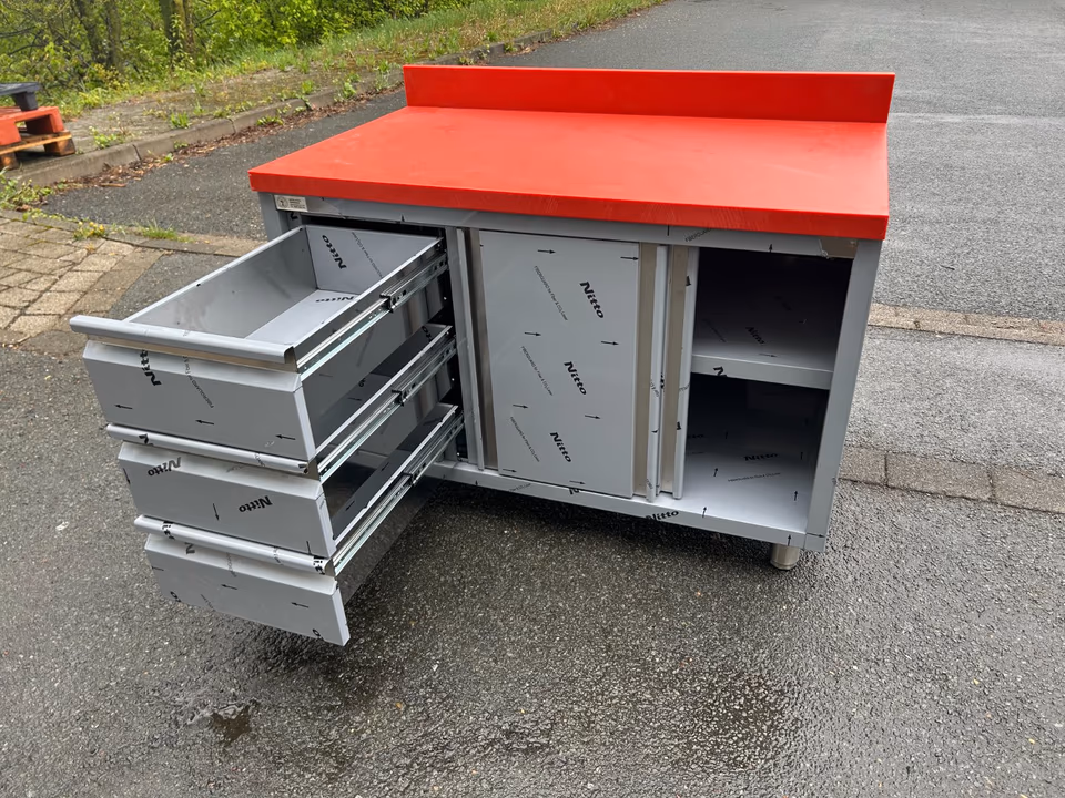 Arbeitsschrank/ Zerlegetisch/ Wirktisch/Schubladen/ Outdoor Küche
