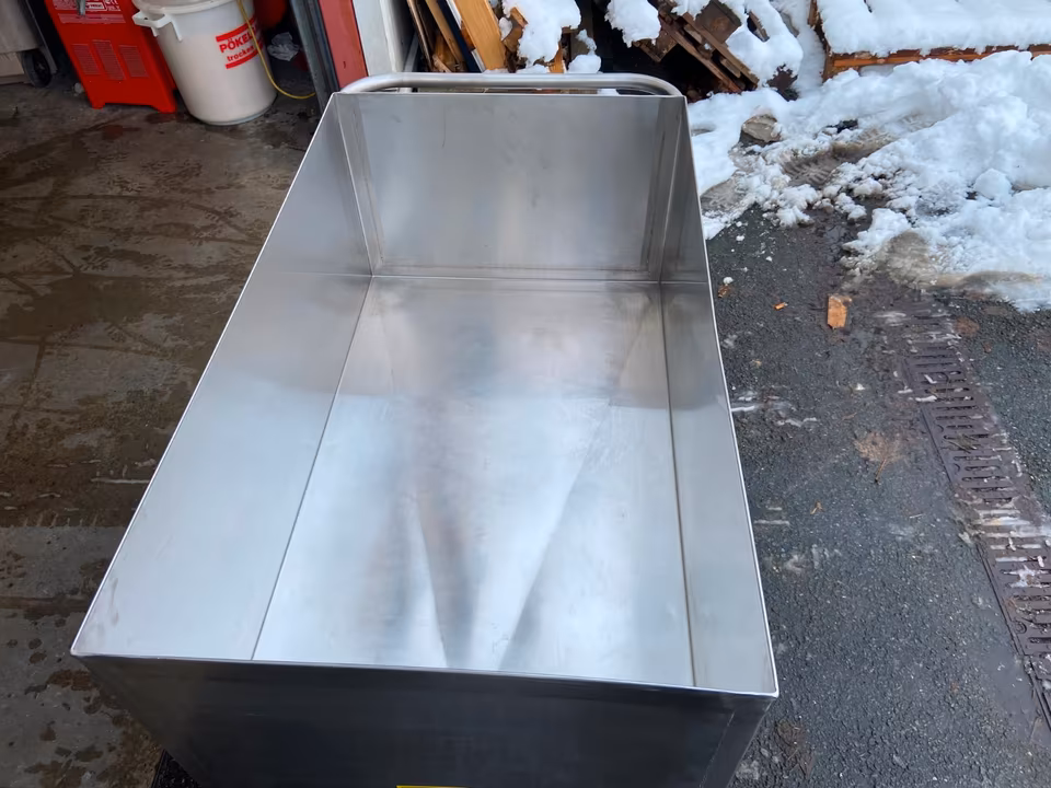 Hilbinox Eisabtauwagen,Abtauwagen,Mulde 200 Liter/Abtauwanne