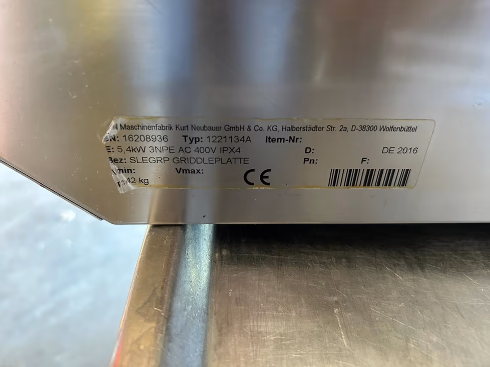 MKN Bräter/Bratplatte/Multibräter/Griddleplatte