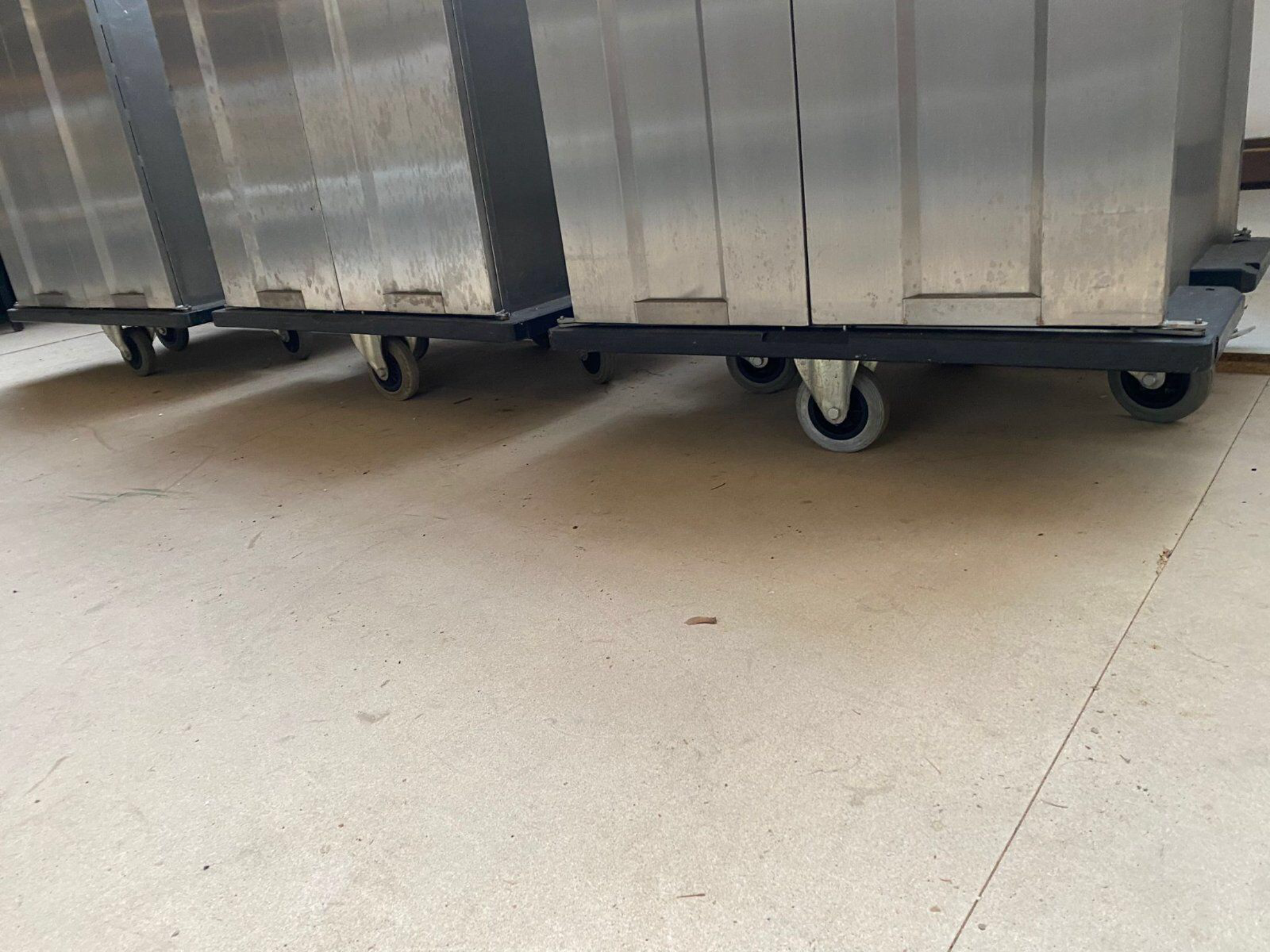 3 x Hupfer Stikkenwagen, Abräumwagen/ Tablettwagen