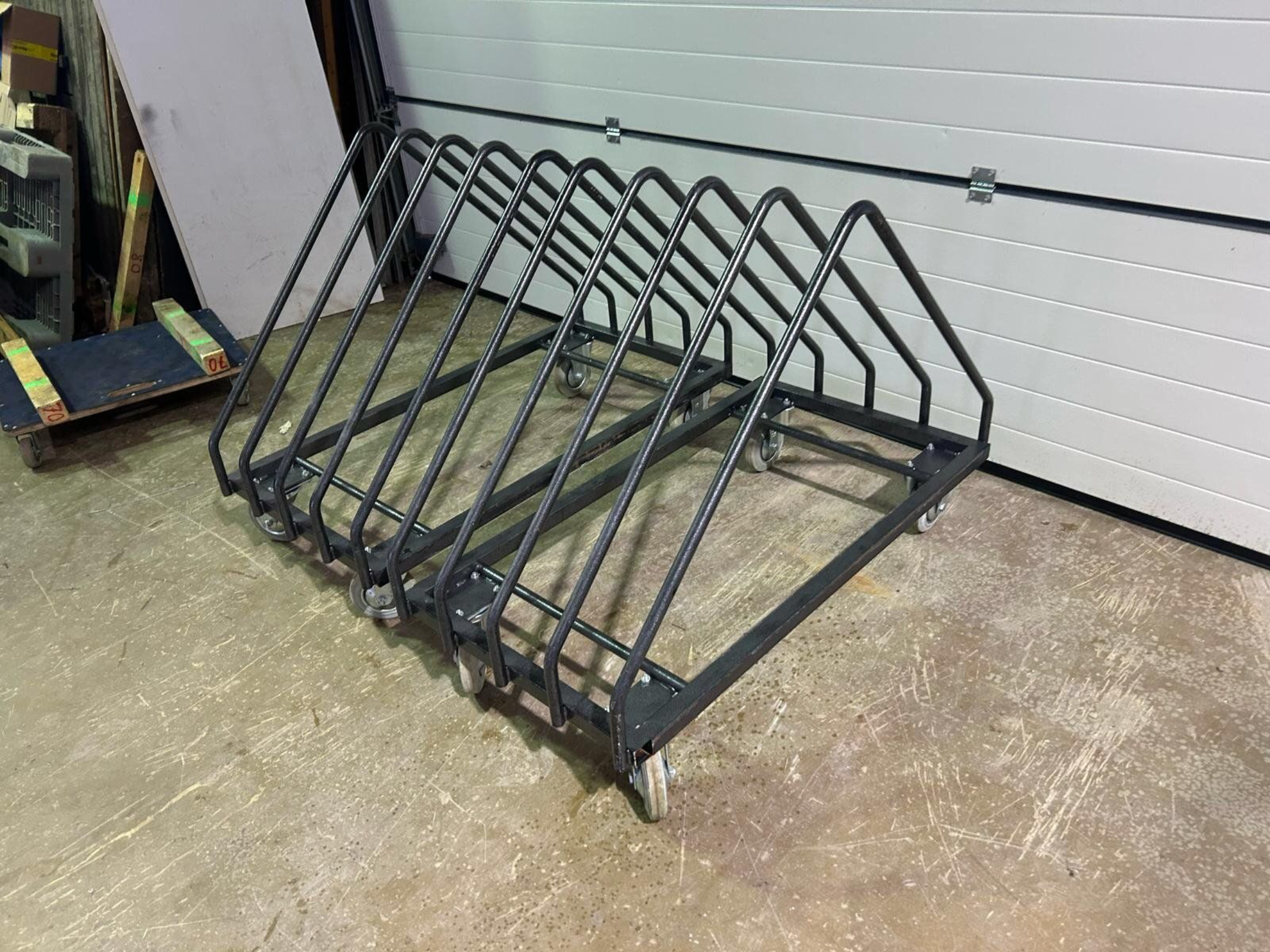 2 x Tischtransportwagen/Plattenwagen