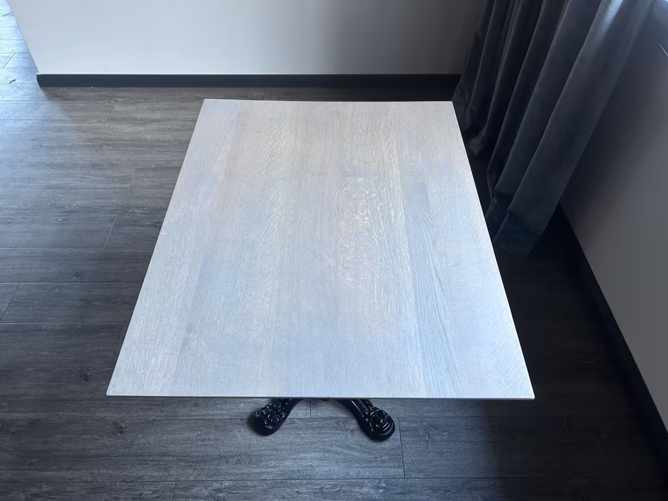 14 Tische/ Bistrotische/ Eiche Grau/ 90x70cm/ Esstische