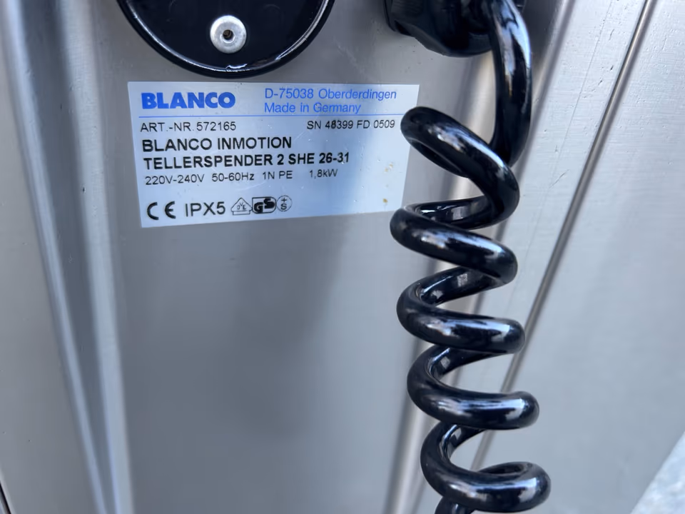B.Pro Blanco SHE 26-31 Tellerspender/ Tellerstapler/ Tellerwärmer
