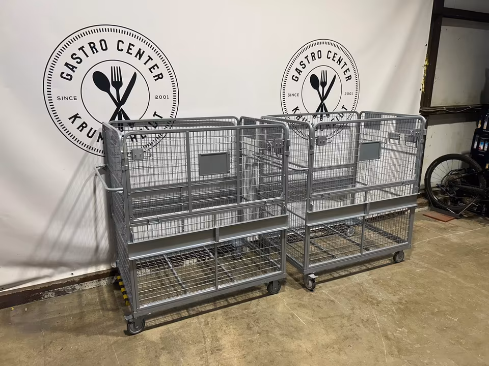 2 Stück Transportwagen/ Kastenwagen/ Drahtkastenwagen/ Wagen