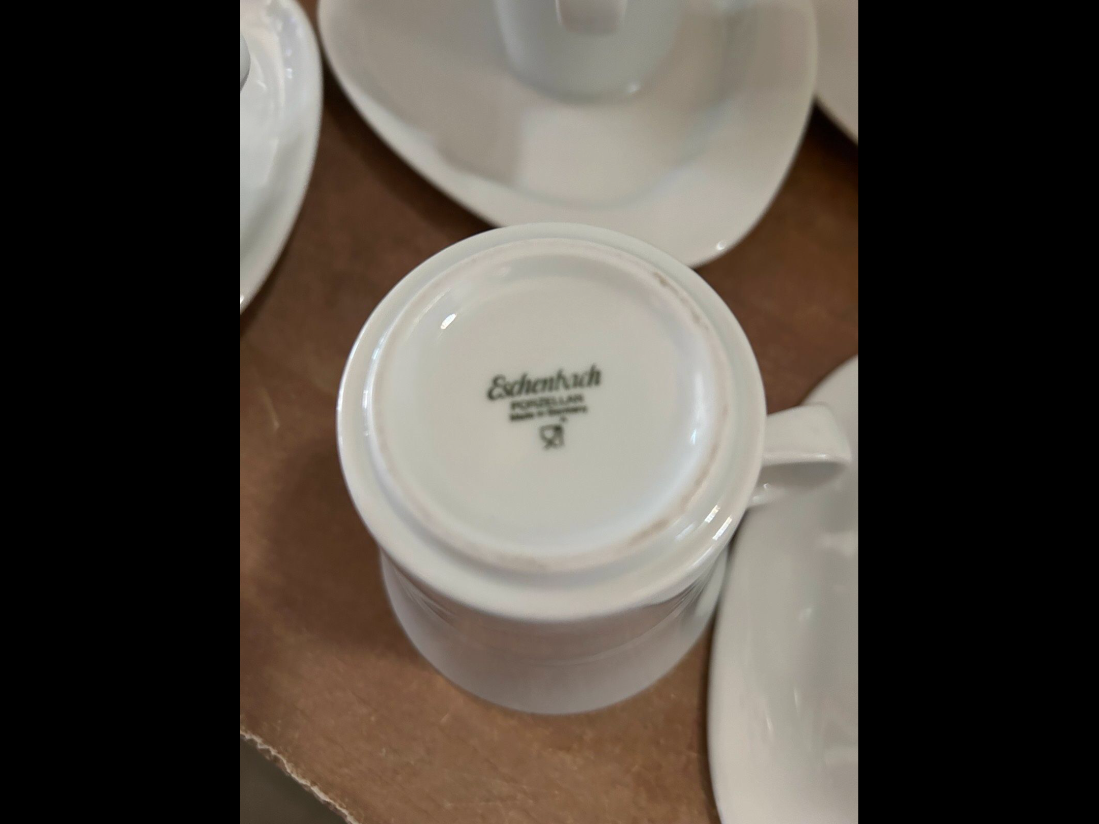 14 x Eschenbach Calla, Obertasse + Untertasse