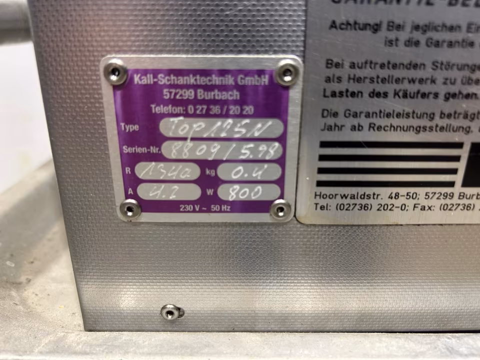 Kall TOP125N/ 2 Leitig- Durchlaufkühler/ Bierkühler /Kom Krom