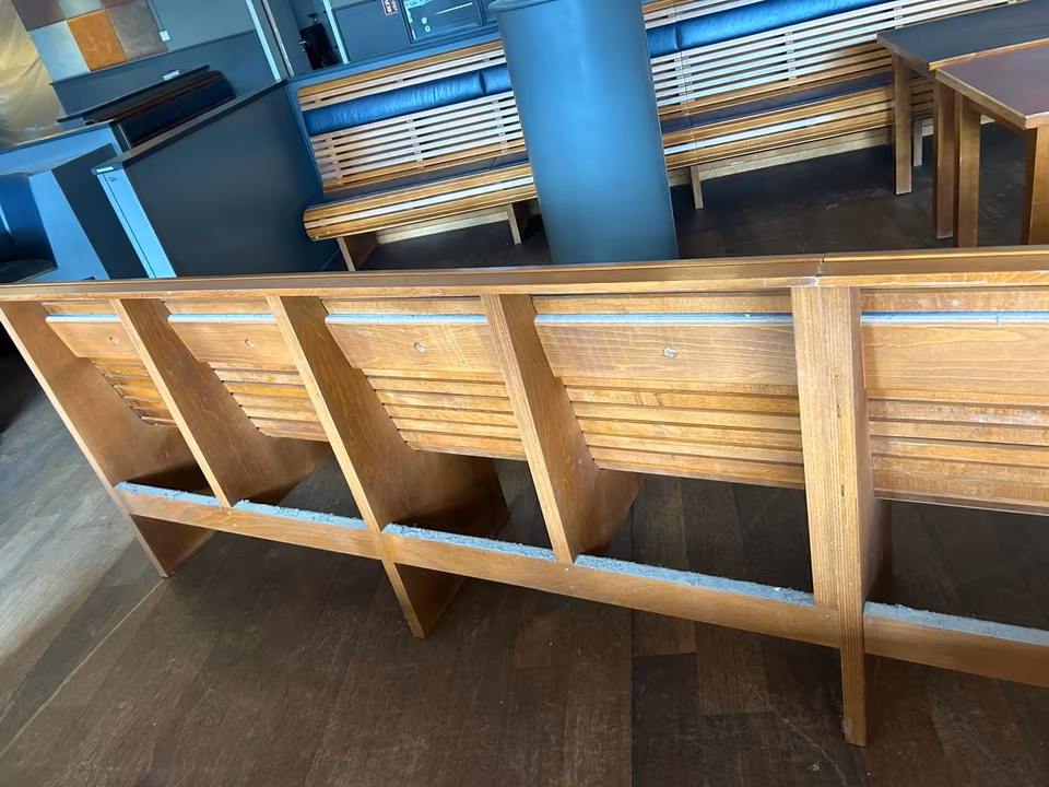 Bänke/ Polsterbänke/ Dinerbänke/ Industrie-Stil/ 54 Meter