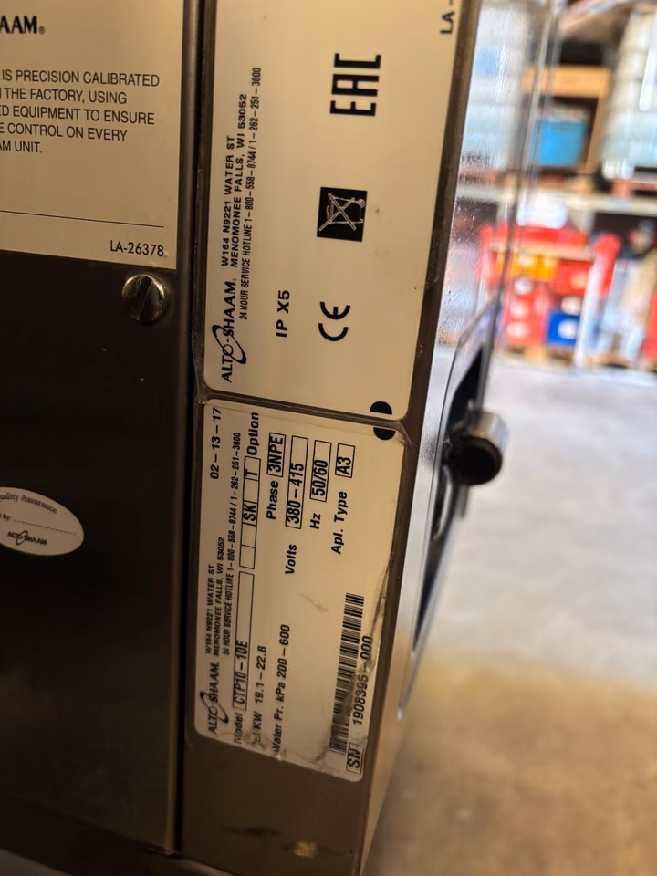 Alto Shaam Kombidämpfer CTP10-10E inkl. Untergestell/ Konvektomat