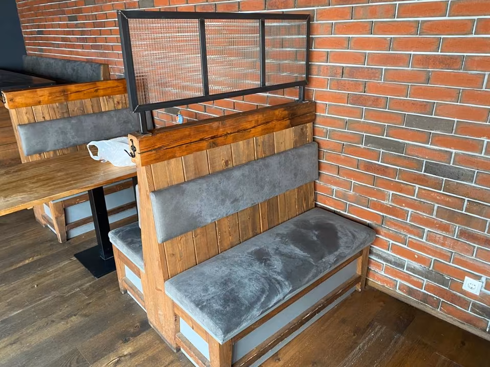 5 Bänke/Dinerbänke/Bank/120cm/Design/Industie-Look
