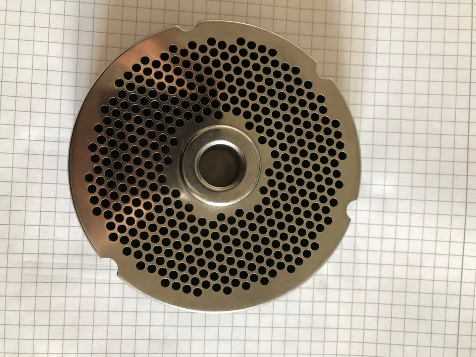 Fleischwolf Lochscheibe Enterprise Typ 32,3mm codiert 4 Nuten,Neu