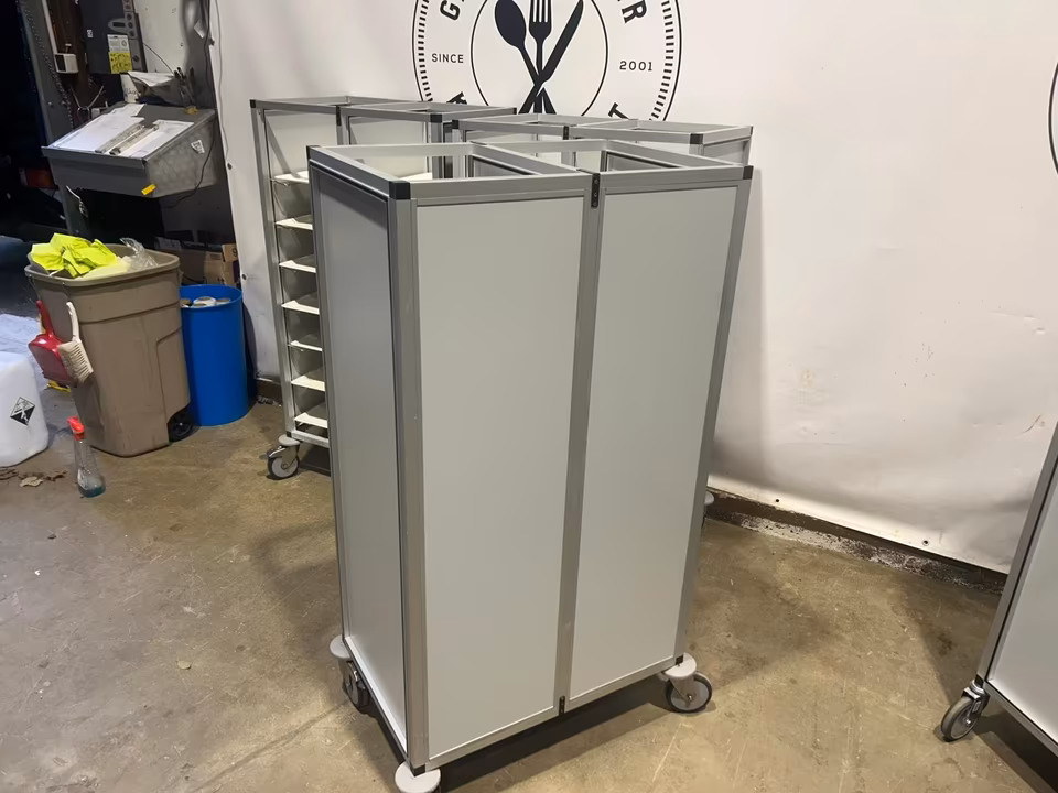 5x Scholl Tablettwagen RTW/Wagen für Tabletts/ 32x45 Tabletts/W45