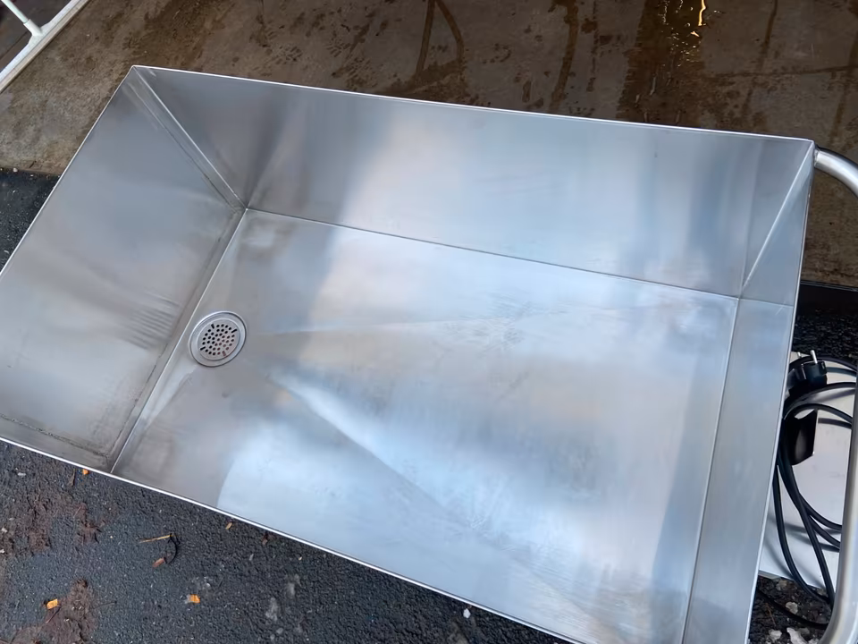 Hilbinox Eisabtauwagen,Abtauwagen,Mulde 200 Liter/Abtauwanne