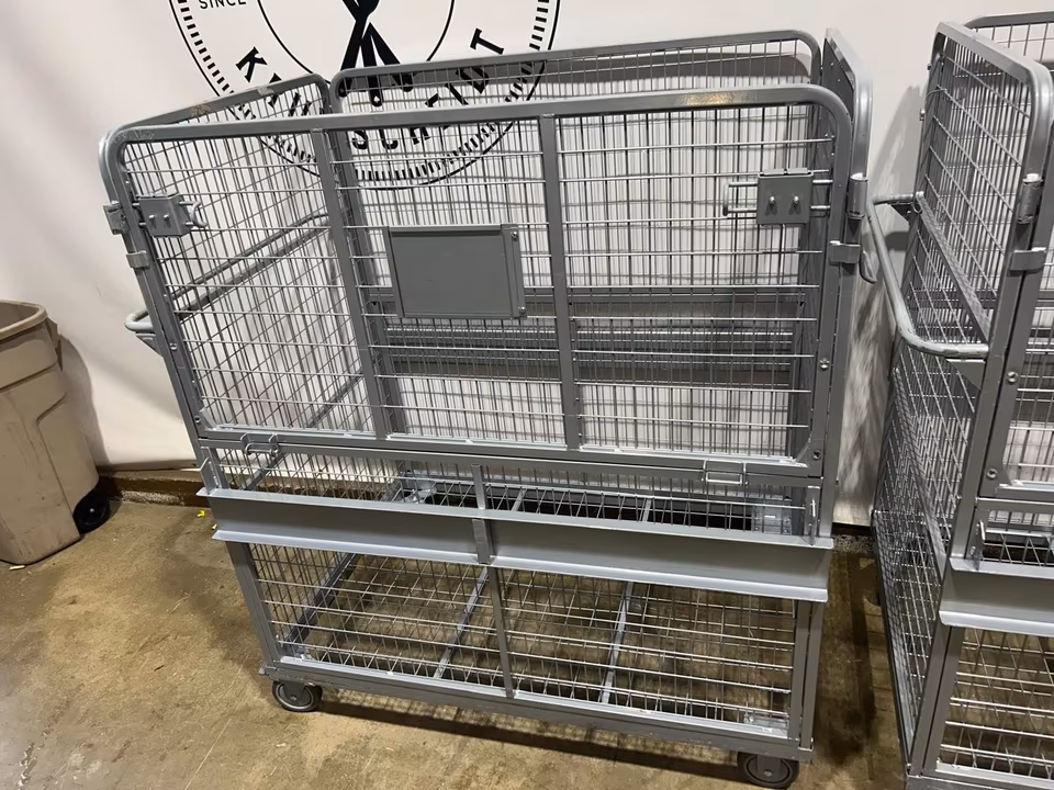 2 Stück Transportwagen/ Kastenwagen/ Drahtkastenwagen/ Wagen