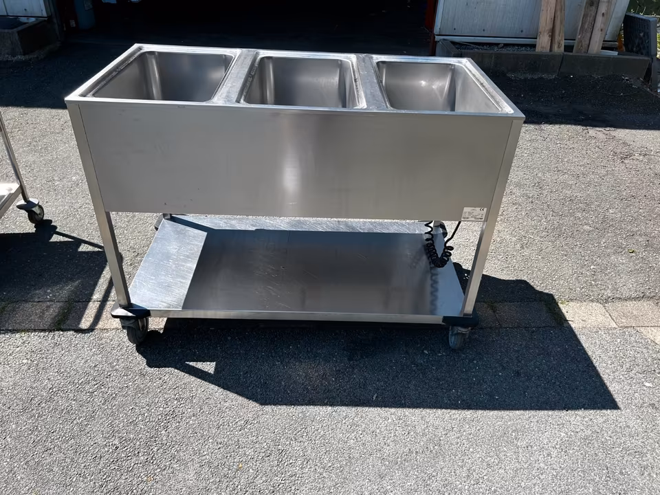 Bain Marie fahrbar elektrisch GN 3-1/1/ Wasserbad/ BMPD 3120