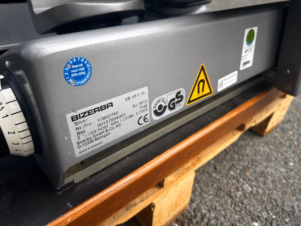 Bizerba VS12 C-W Aufschnittmaschine/ Ceraclean/ Waage/ BJ.2013