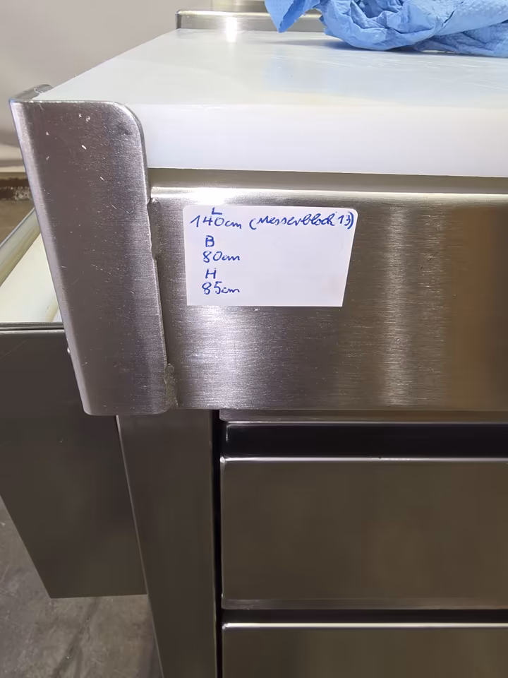Edelstahl Zerlegetisch/ Arbeitstisch/ Metzgertisch/ Stufentisch