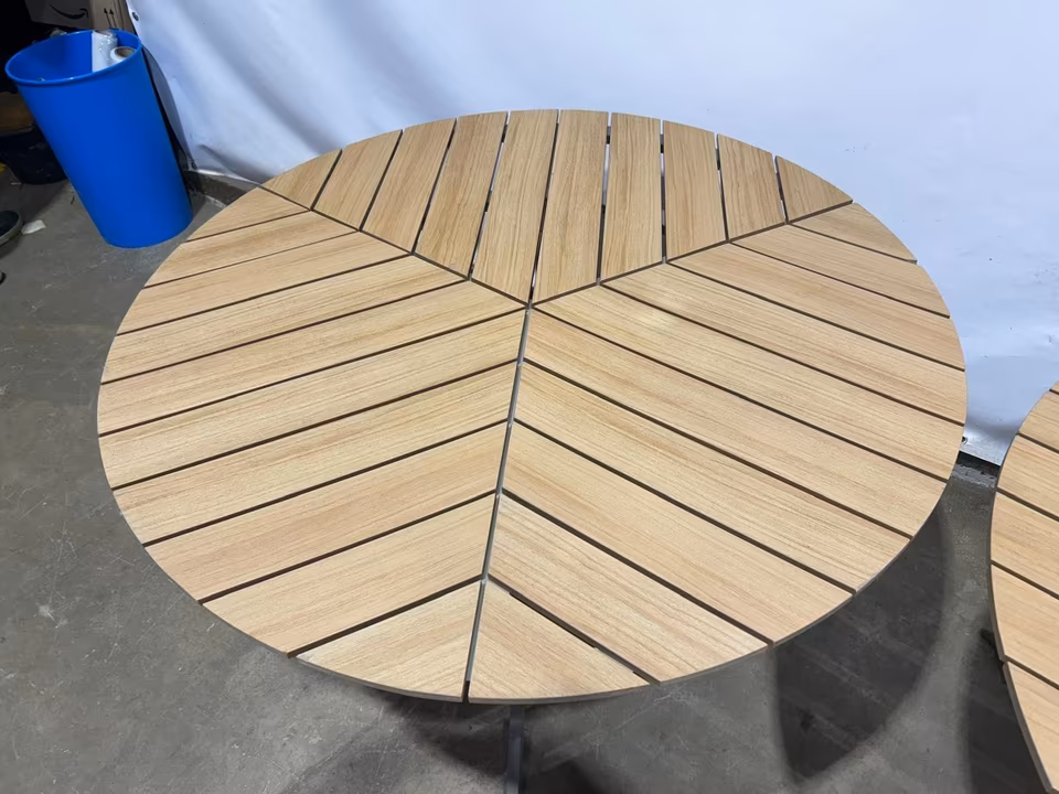 2 Tische/ Terrasse/ Outdoor Tische/ Ø120cm/ Kom Krom