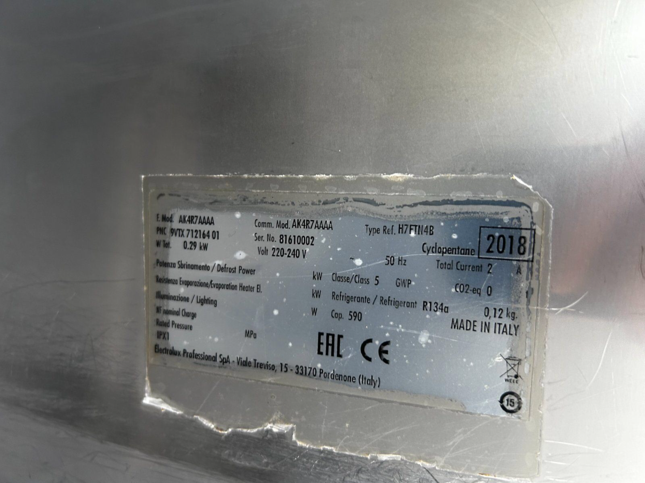 Alpeninox Premium Kühltisch 215x70cm/GN 1/1
