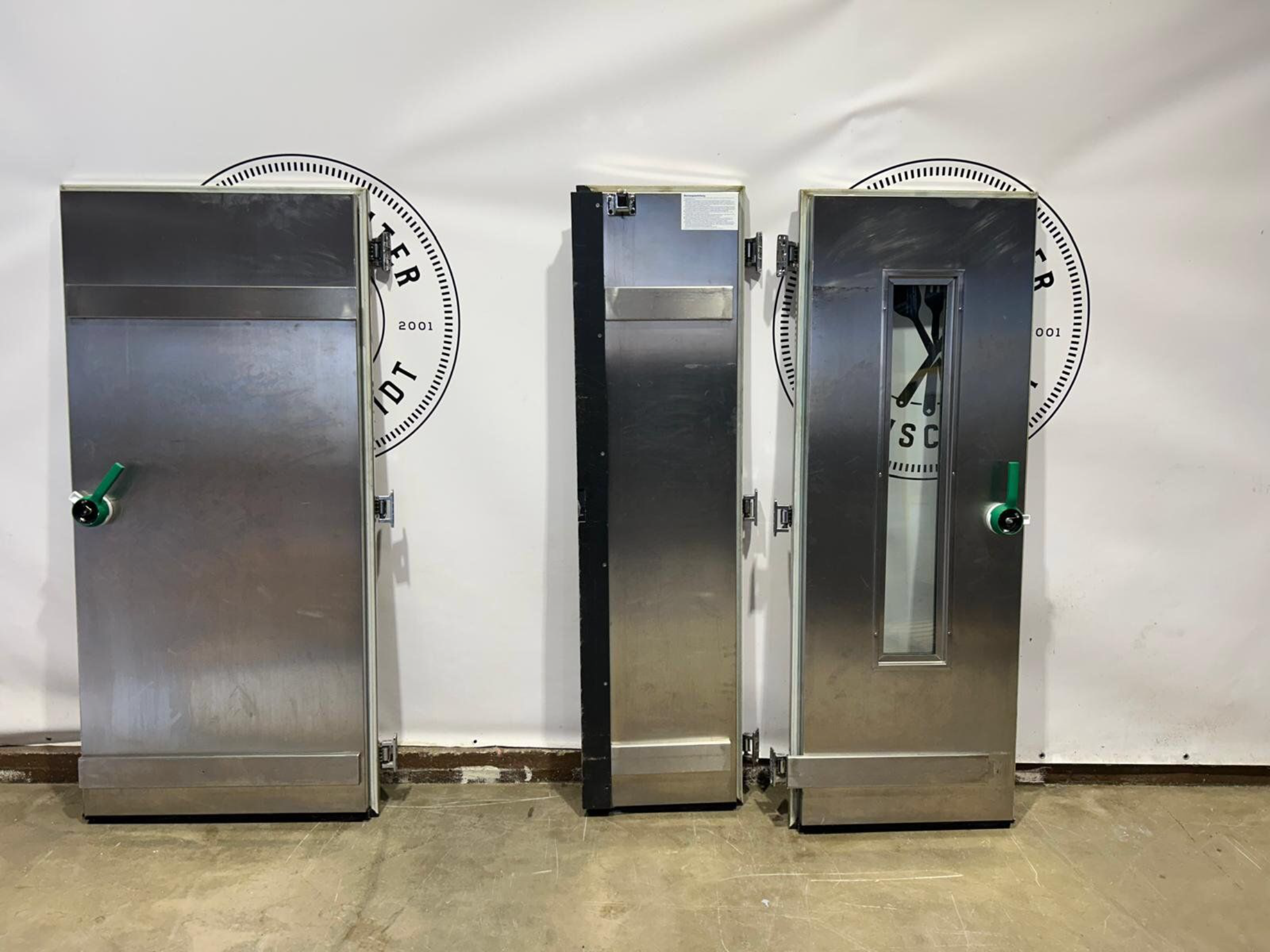 3 x Türen für Miwe GVA Backofen/Gärschrank