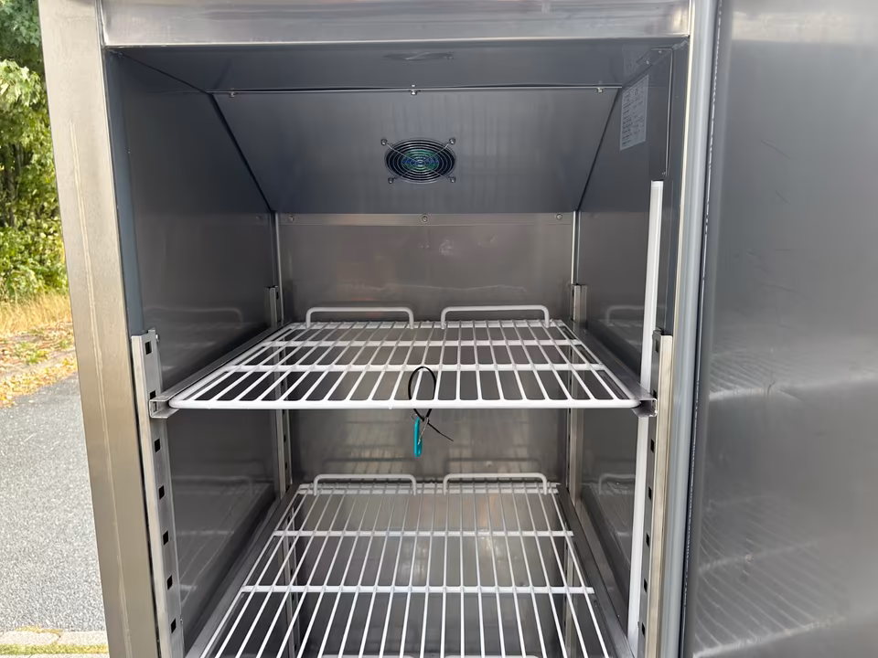 Cookmax AK400TN Kühlschrank/ Gastro 2/1 GN/ Edelstahl