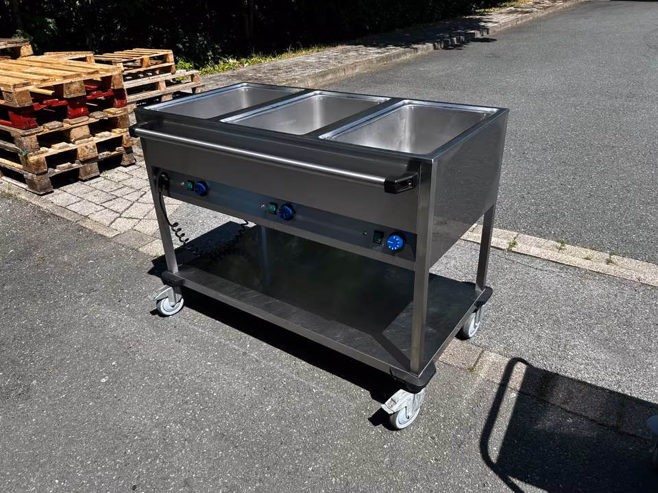 Bain Marie fahrbar elektrisch GN 3-1/1/ Wasserbad/ BMPD 3120