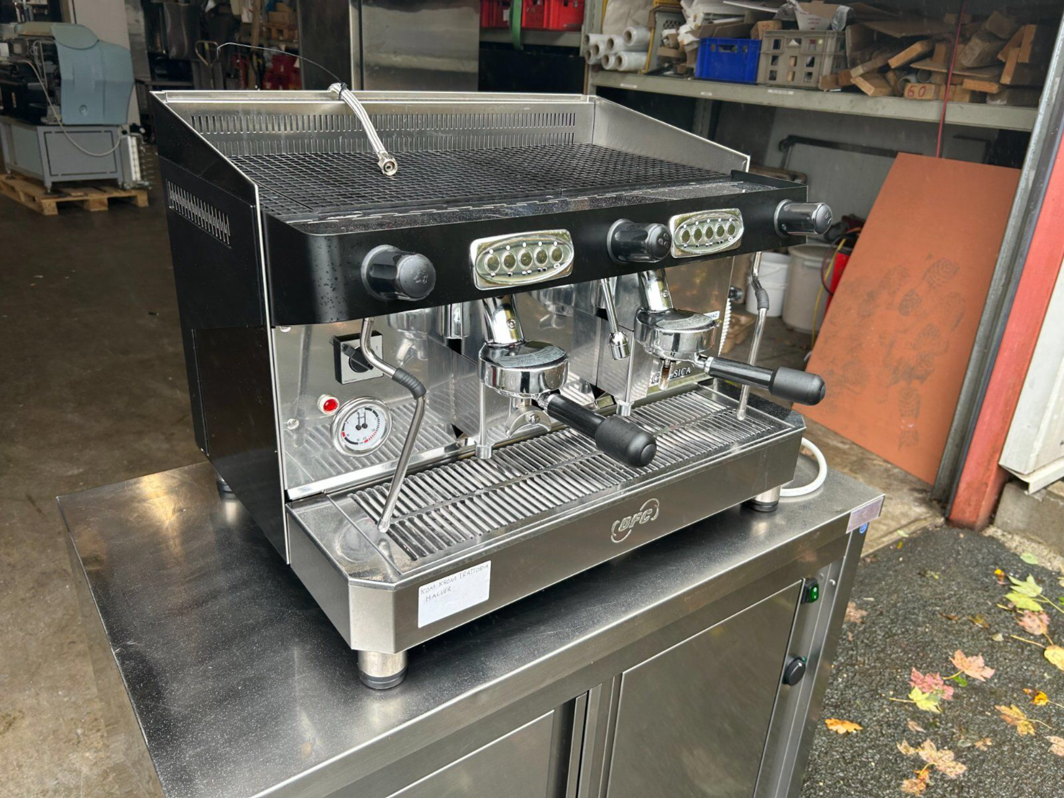 BFC 2GV EL Siebträger Espressomaschine/ Kaffeemaschine Kom Krom