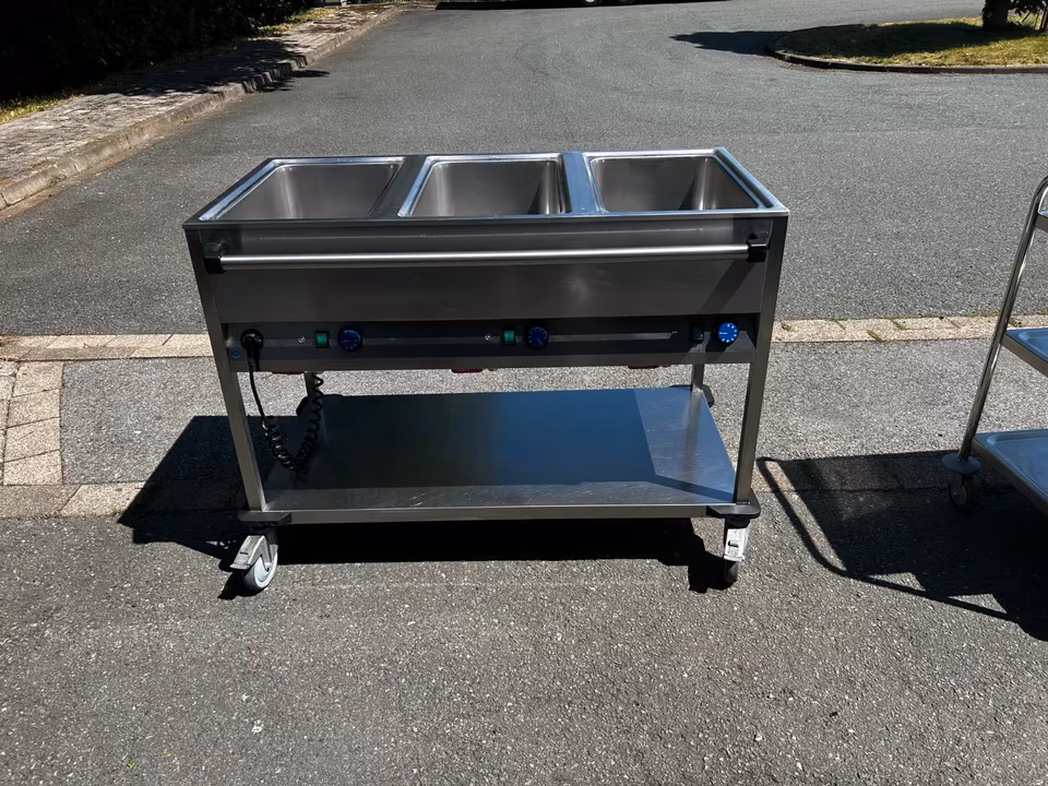 Bain Marie fahrbar elektrisch GN 3-1/1/ Wasserbad/ BMPD 3120