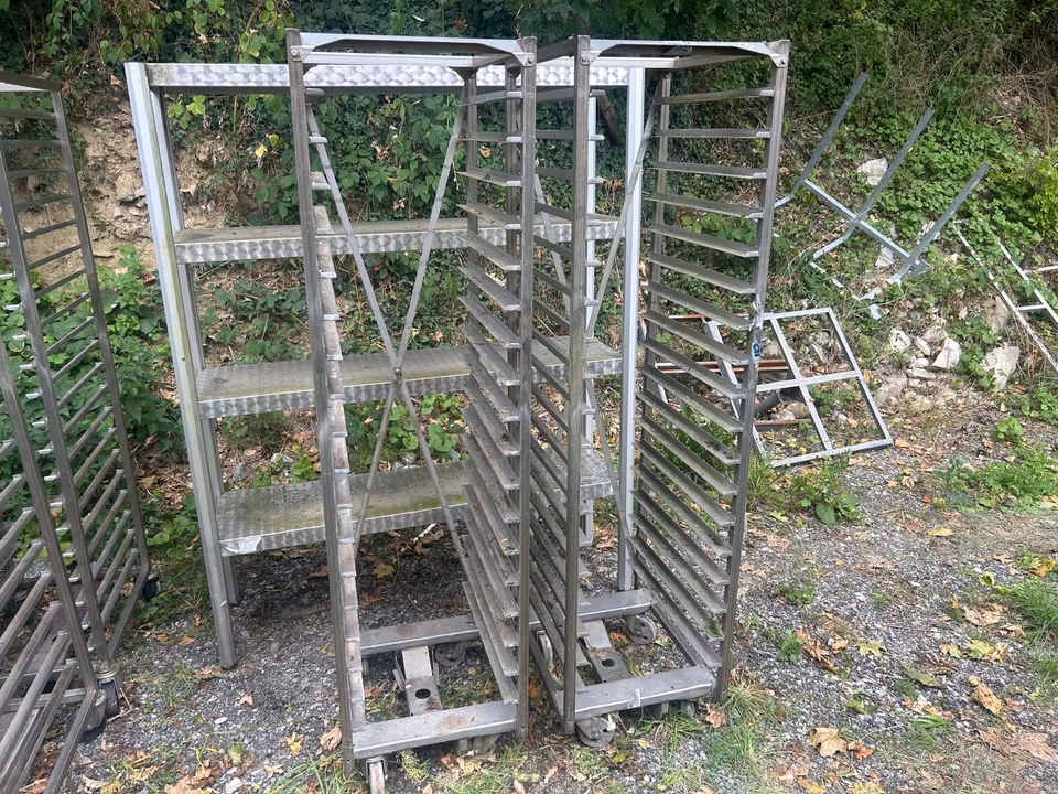 2x Stikkenwagen Miwe/ Blechwagen/ Beschickungswagen