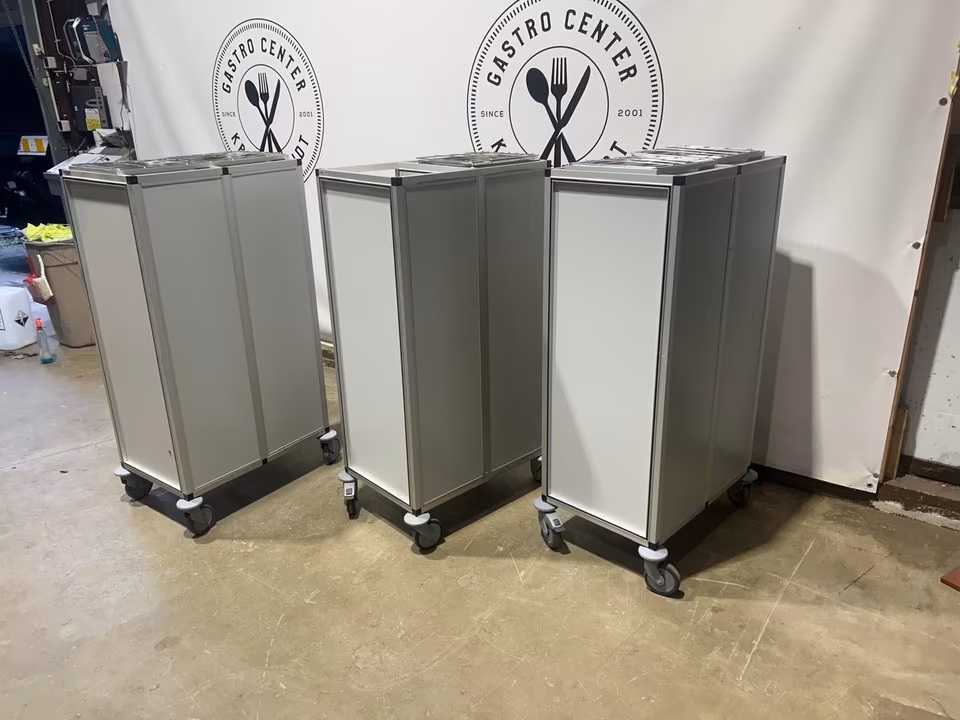 3x Scholl Tablettwagen RTW/Wagen für Tabletts/ 32x45 Tabletts/W38