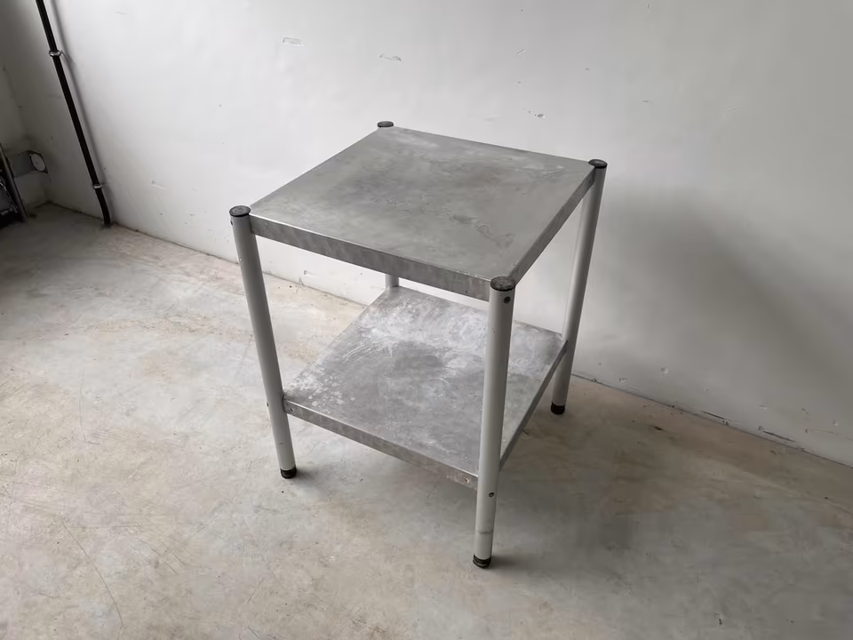 Alutisch/Aluminium Tisch/Arbeitstisch/Untergestell 68x68cm