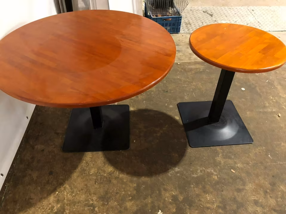 2 Tische, Bistrotische, Esstische, Kom Krom