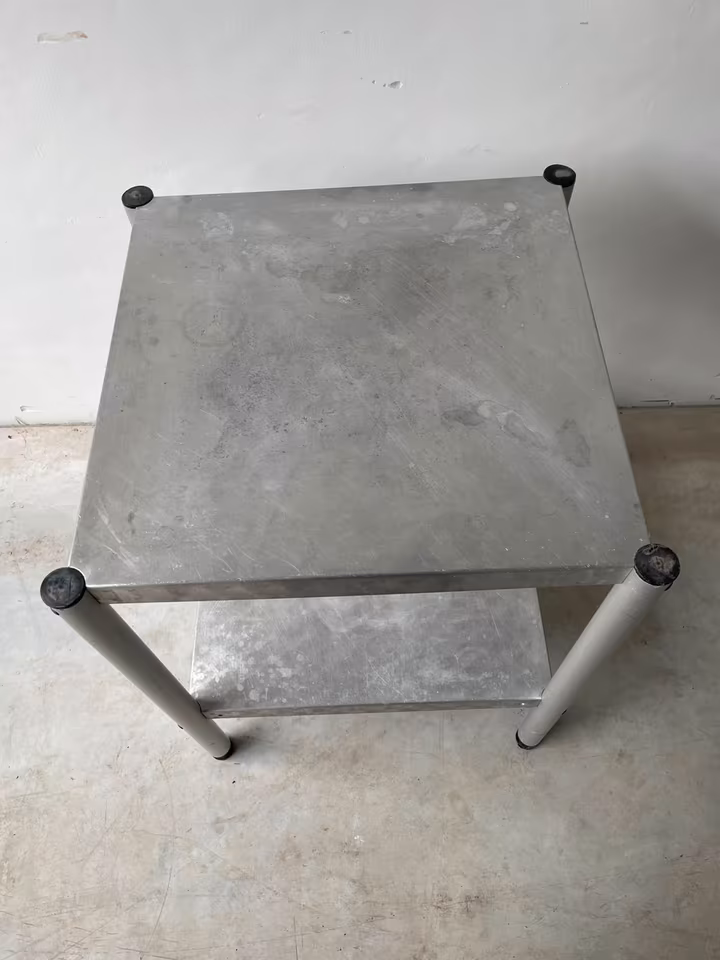 Alutisch/Aluminium Tisch/Arbeitstisch/Untergestell 68x68cm