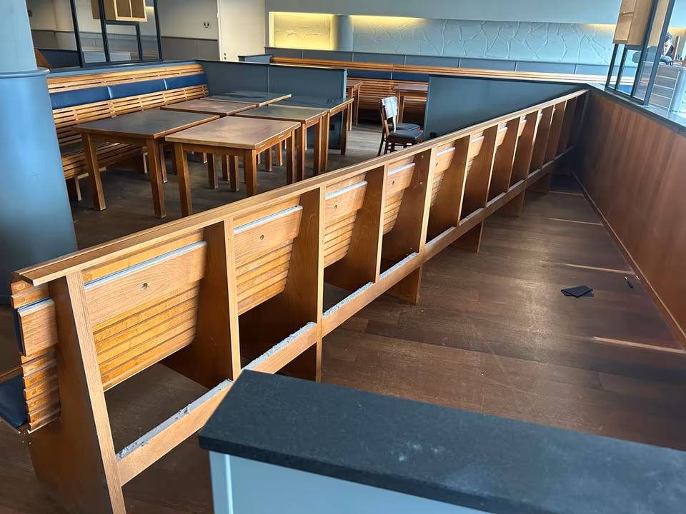Bänke/ Polsterbänke/ Dinerbänke/ Industrie-Stil/ 54 Meter