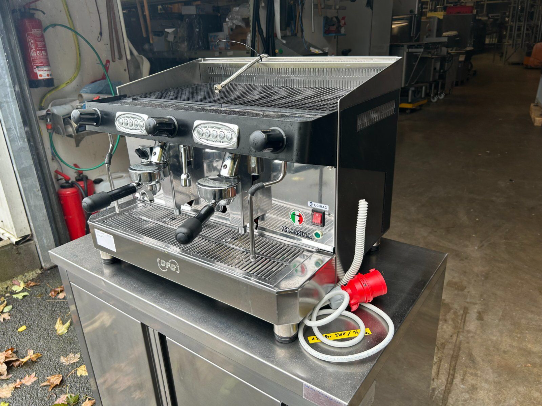 BFC 2GV EL Siebträger Espressomaschine/ Kaffeemaschine Kom Krom