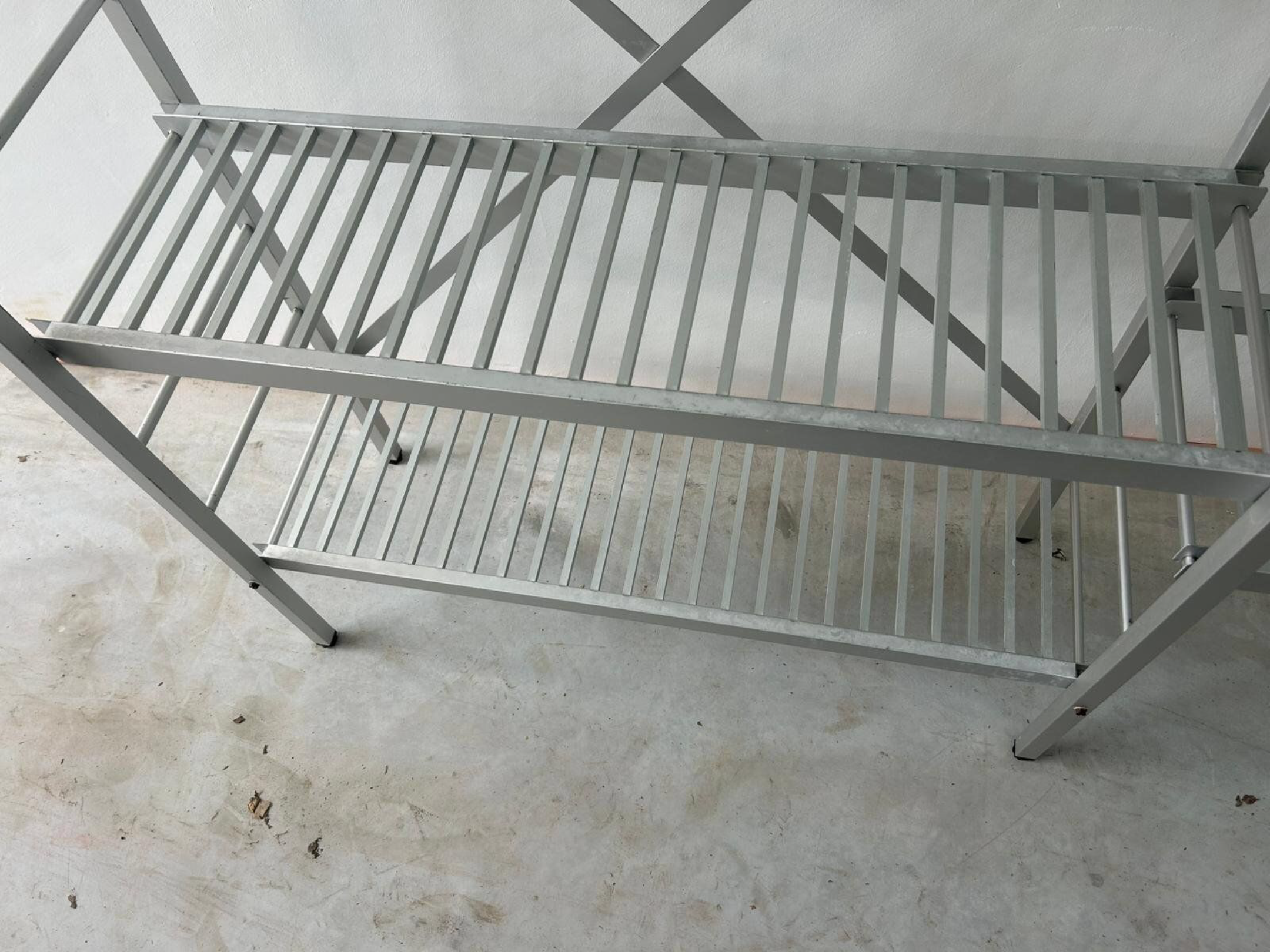 Aluminiumregal/Aluregal /203 x 35 cm/ No 61