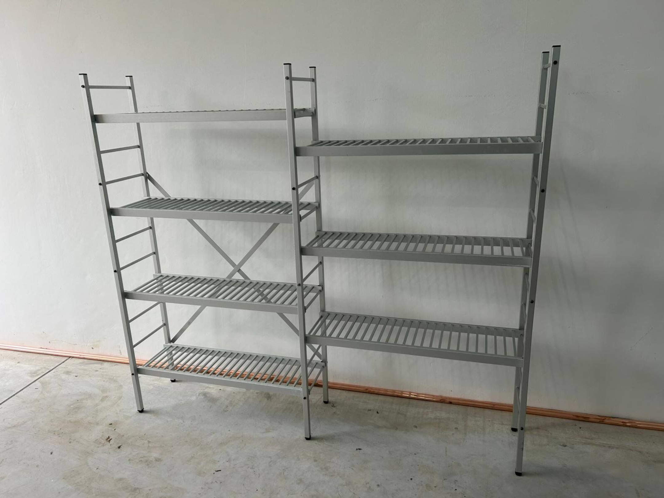 Aluminiumregal/Aluregal /203 x 35 cm/ No 61