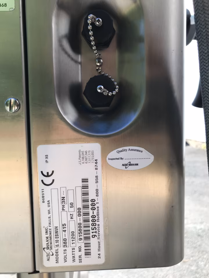 Alto-Shaam Kombidämpfer 6.10 ESI/ Konvektomat/ Haube