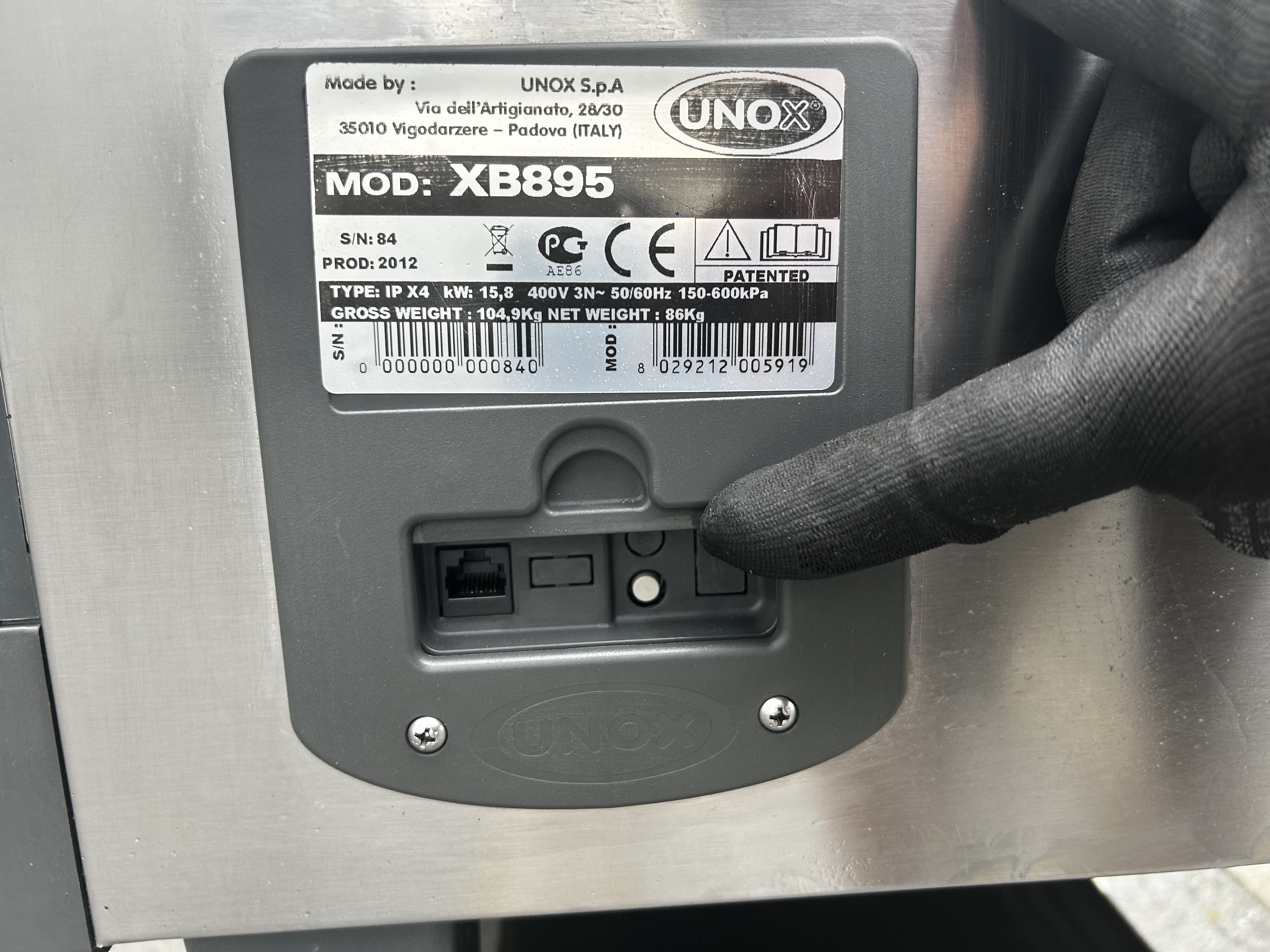 Unox XB895 Dynamic Ladenbackofen/ Backstation/ Backofen