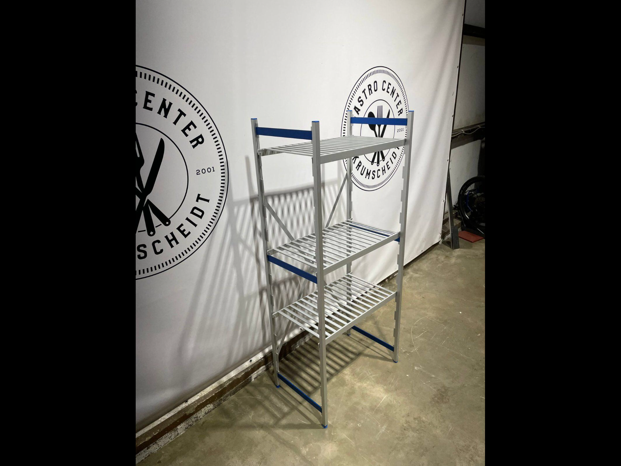 Aluregal/ Lagerregal/ Kühlhausregal/ 80 x 49 x181 cm No.42