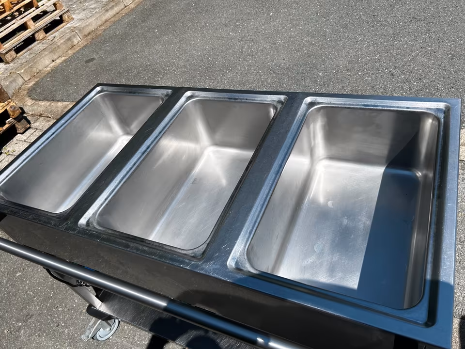Bain Marie fahrbar elektrisch GN 3-1/1/ Wasserbad/ BMPD 3120