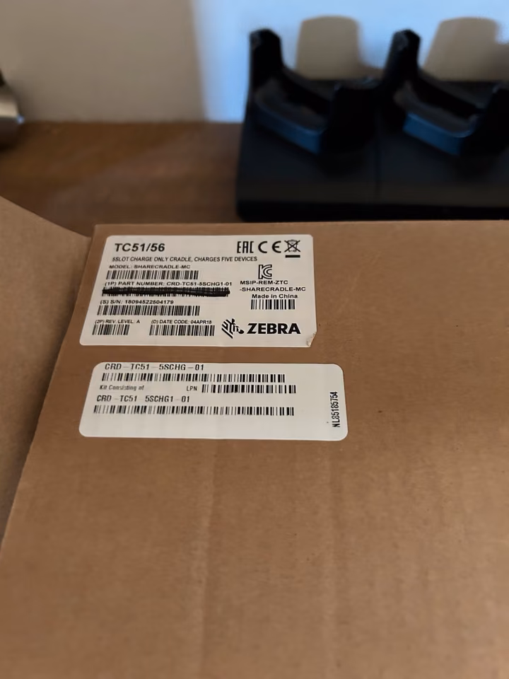 Zebra Ladestation,5 - fach,CRD-Tc51-5 SSCHG-01