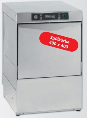 Gläserspülmaschine mit Drucksteigerungspumpe EGS 40 D  3042KD