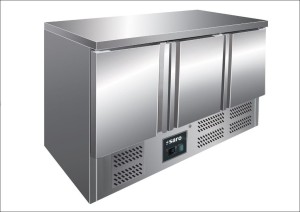 SARO Kühltisch mit 3 Türen, Modell VIVIA S 903 S/S TOP  323-1004