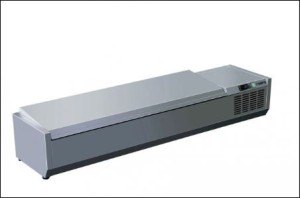 "SARO Kühlaufsatz mit Deckel - 1/3 GN Modell v 1200 - 2000mm