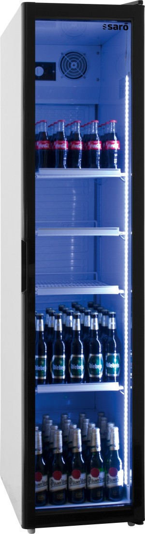 SARO Kühlschrank mit Glastür - schmal, Modell SK 301 323-3150
