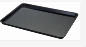 ABS Tablett 600 x 400, Farbe: Schwarz, VPE 20