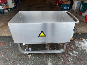 Hilbinox Eisabtauwagen,Abtauwagen,Mulde 200 Liter/Abtauwanne