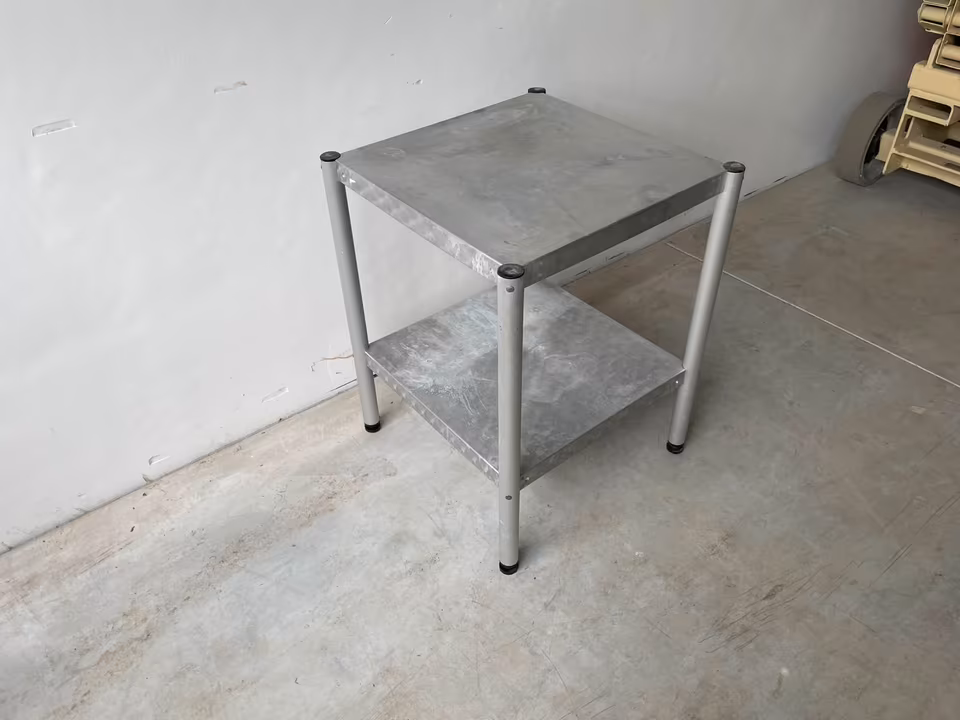 Alutisch/Aluminium Tisch/Arbeitstisch/Untergestell 68x68cm